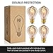 Vintage Edison Bulbs 40W/110V E26 E27 Base A19 Dimmable Antique Style Incandescent Warm White Tungsten Filament Bulb for Home, Restaurant, Coffee Shop, Hotel, Clothing Store Decoration