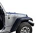AntennaMastsRus - The Original 6 3/4 Inch is Compatible with Jeep Wrangler JK - JL - Gladiator (2007-2020) - Short Rubber Antenna - Internal Copper Coil - Premium Reception - German Engineered