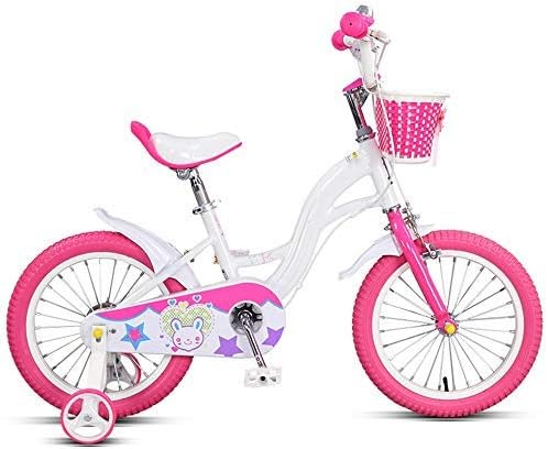 Ysa キッズバイクキッズ自転車14 16インチの男の子と女の子のサイクリング 紫 2 8歳の子供に適した白 ピンク 市販