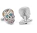 Day of the Dead - Dia de los Muertos Skull Cuff Links by Cufflinks Inc