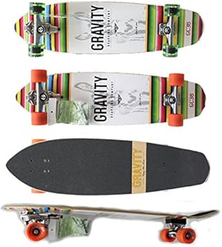 Amazon Thruster グラビティ ロングスケートボード Gravity Cruiser 36 スラスター3 Thruster System 3 36インチ スケートボード クルーザー ロンスケ スケボー スケボー クルージング コンプリート グリーンウィール Thruster スケートボード本体