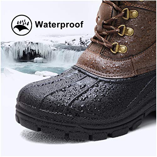 ALEADER Waterproof Snow Boots for Men Insulated Cold Weather Winter