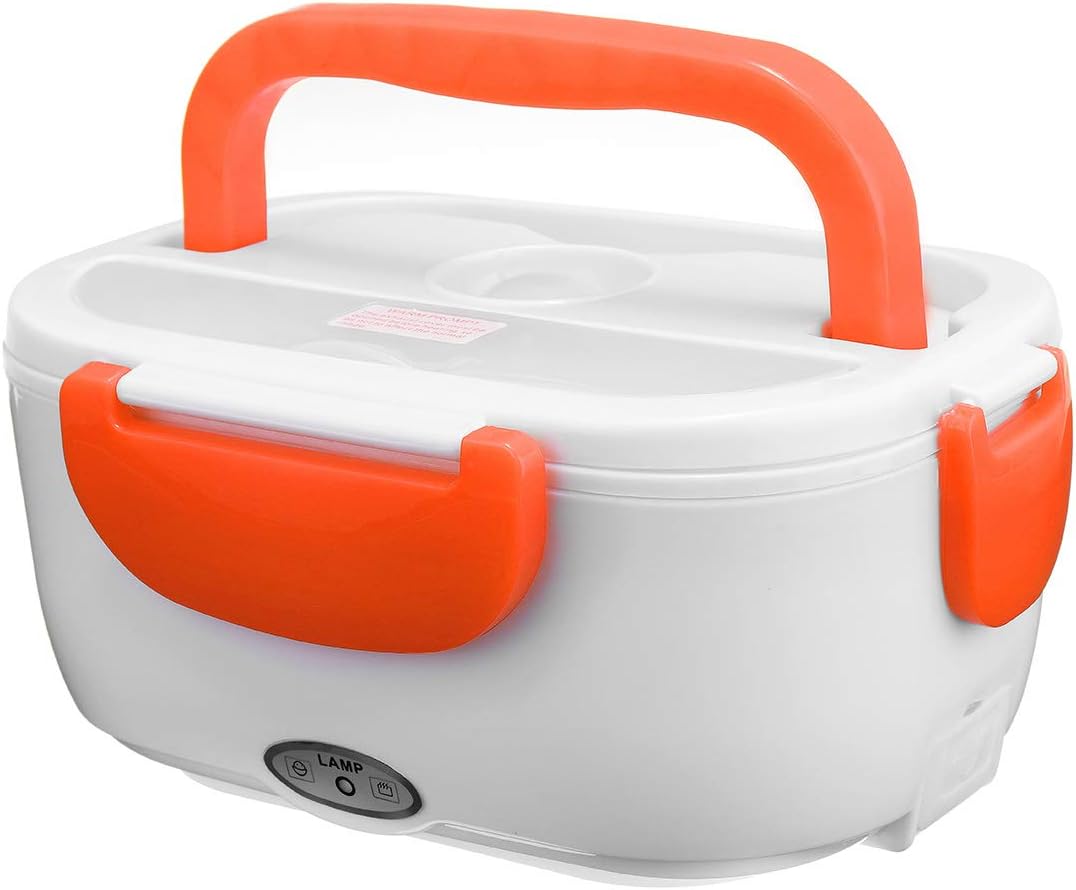 Electric Heating Lunch Box Portable Car Lunchbox 110V 40W Bento Box Heating Rice Warmer Food Container Office School