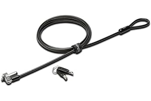 Kensington N17 Dell Laptop Lock - Keyed (K64440WW), Black and Silver, 1.1"x0.4"x0.4"