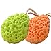BAIMEI Bath Sponge, Soft Loofahs Pouf Shower Sponge for Delicate Skin Soothing Body Luffa Sponge 2 Pcs/Pack