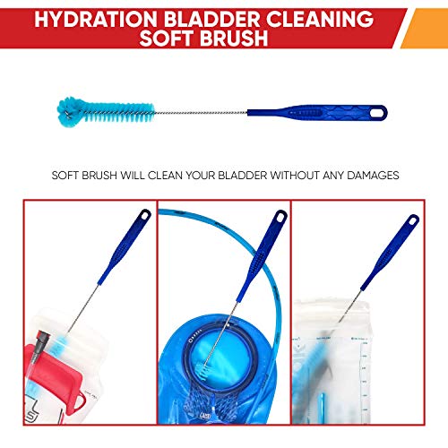 Reservoir Hydration Bladder Cleaning Kit 6In1 Water Reservoir Cleaning Kit Of 3 Brushes