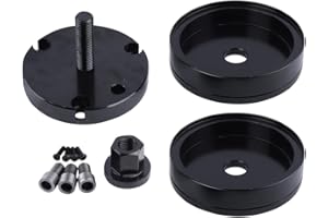 LONGKEES Diesel Front & Rear Crankshaft Seal Wear Sleeve Installer Tool Fit CAT Caterpillar 3406 3408 C-15 Replace 6V6142 6V6143 5P1737 9S8858 5P1733 Carbon Steel Kit