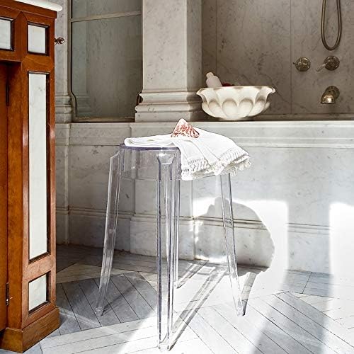 Kartell Charles Ghost Chairs, Black, 108 x 41 x 41 cm - Image 5