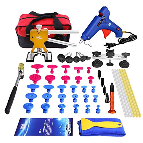 Super PDR Paintless Dent Repair Kit - Glue Puller Tool For Hail Damage & Car Body Dents