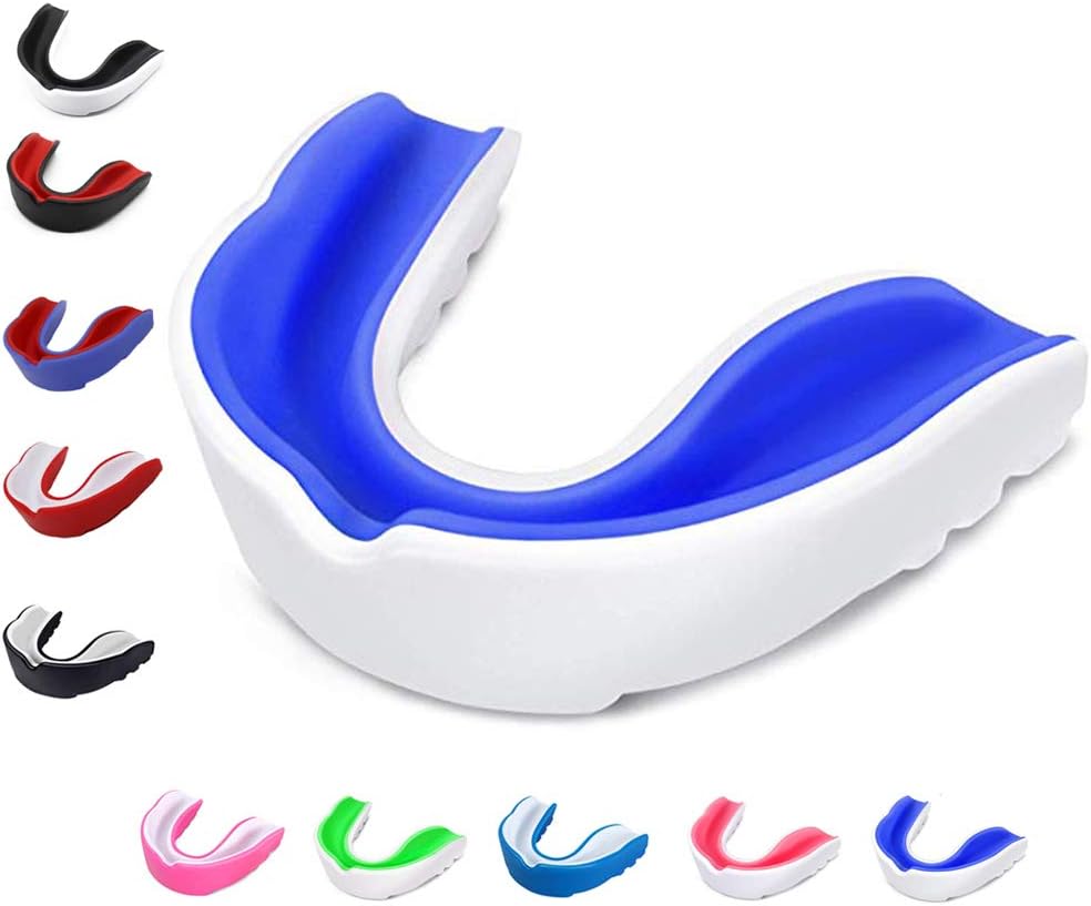 CT-Tebrun Sports Mouth Guard for Kids Youth/Adults-Mouthguard for Lacrosse, Basketball, Karate, Flag Football, Martial Arts, Rugby, Boxing, MMA, Hockey -Free Carrying Case for Mouthguard : Sports & Outdoors
