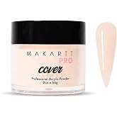 MakartPro Cover Acrylic Powder, Buttery Cream, Nail Extensions, 56g/2oz | Professional Acrylic Powder, Durable, Long-Lasting, Easy-Apply Formula for Nail Extensions, Overlays, Sculpting &amp; Nail Art