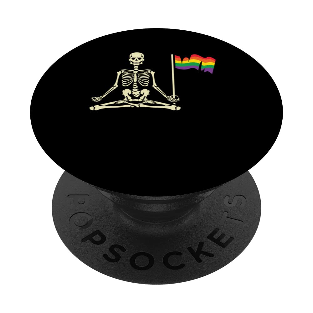 Skeleton LGBT LGBTQ PopSockets Swappable PopGrip