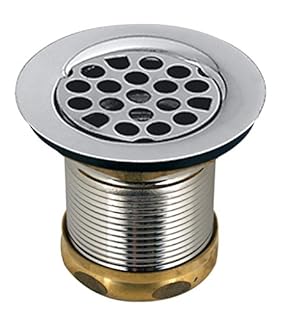 UPC 747028058261 product image for Westbrass Grid Basket Style Bar Sink Strainer, Polished Chrome, D2181-26 (B001D0 | upcitemdb.com