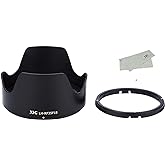 Tulip Flower Len Hood for RF 35mm F1.8 Macro is STM on EOS R6 R5 RP R Camera, Reversible Lens Shade, Compatible with 52mm Fil