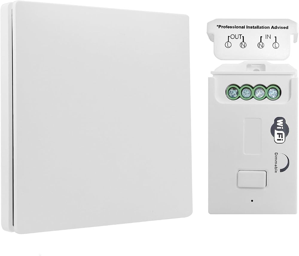 ECO-NEWLEAF Wireless Kinetic Switch LED Dimmer Receiver 0-100% 240V
