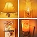 Emotionlite Night Light Bulbs, Amber LED C7 Bulb, 4W-7W Equivalent, E12 Candelabra Base, Salt Lamp and Nightlight Replacement, 0.5W Amber Yellowish 2200K, 50LM, 6 Pack