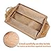 Ohuhu Jute Storage Baskets Organizers, 2-pack of 2 Sizes for Bookshelf, Cabinet, Kids Room, Playroom