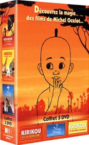 Coffret Michel Ocelot - Kirikou Et La Sorcière + Kirikou Et Les Bêtes Sauvages + Princes Et Princesses