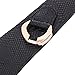 JASGOOD Wide Elastic Stretch Waist Belt Women's Adjustable Fashion Snake Pattern Dress Belt(Black,Suit Waist 25-28 Inch)