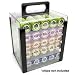 Brybelly Acrylic Poker Chip Carrier (1000-Count) with Chip Trays