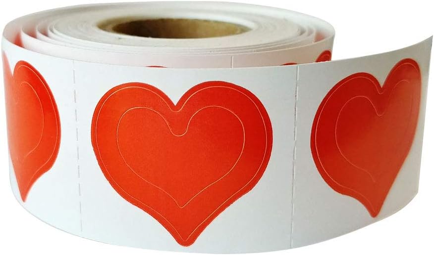 3-Way Heart Tanning Stickers 50 Count