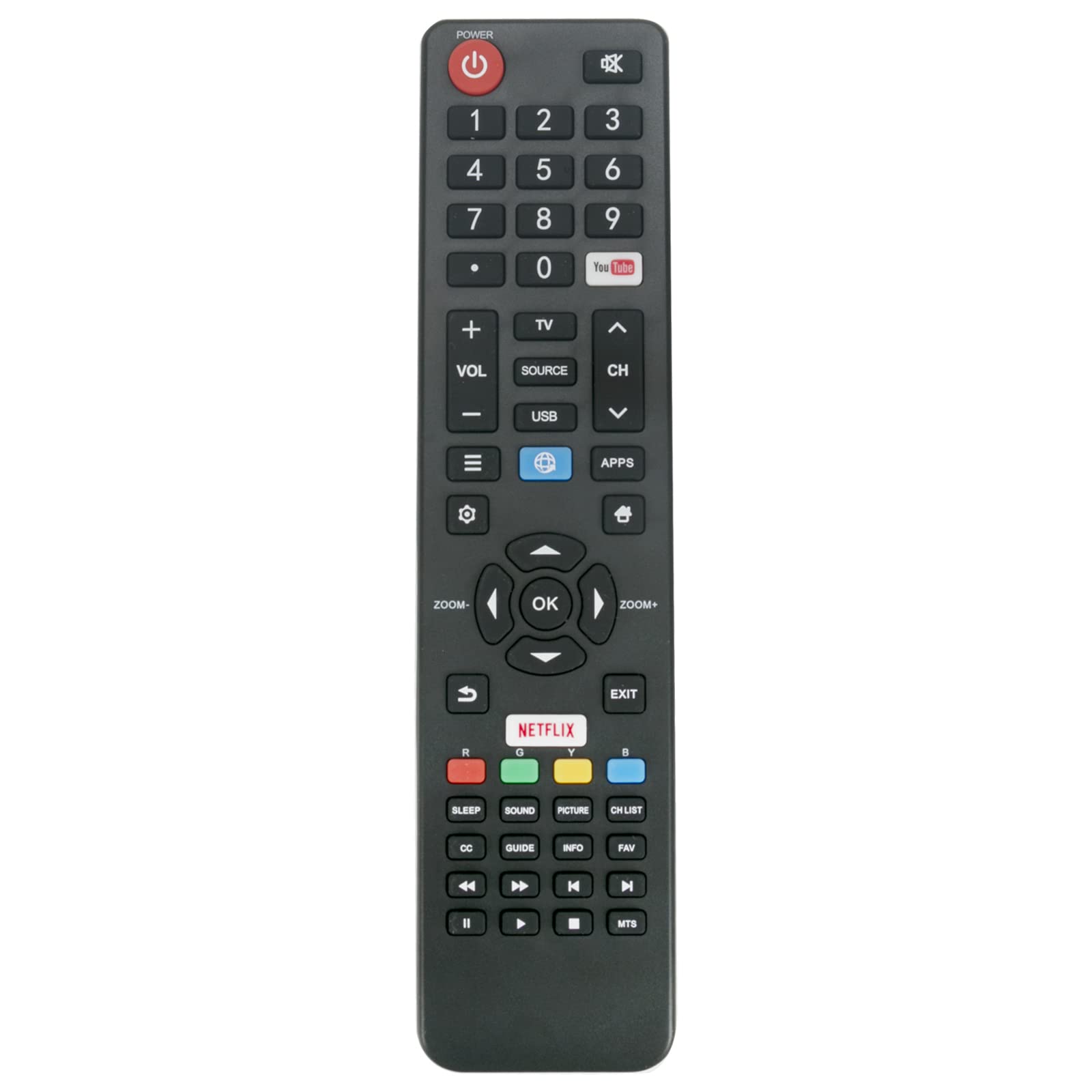 RC320 Replacement Remote Control fit for JVC TV