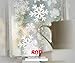 R N' D Christmas Snowflakes Window Clings- White Winter Snowflakes Sticker Decorations - 81 Stickers