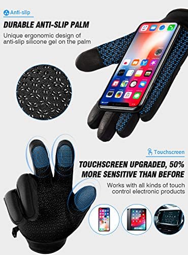 Black winter driving gloves with anti-heat technology by Honyar, priced at $15.99.