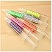 Bestgrew® 24pcs Syringe Highlighters Fluorescent Needle Watercolor Pen with 6 Colors