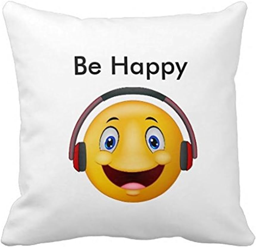Buy or buy Happy Listening Music Pillow Case 18x18Inch