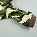 Fitwarm Stylish Army Green Camouflage Dog Shirts Jumpsuit for Pet Cat Camo Clothes Apparel, Medium