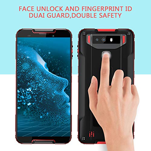 CUBOT Quest,5.5 Inch HD+ Display,Dual 4G Rugged Smartphone Unlocked,Android 9.0 Pie,4000mAh,4GB+64GB,IP68 Waterproof,Triple Cameras 12MP+8MP,NFC,OTG,Face ID - Thumbnail 5