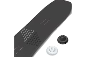 Yioone Anti-Slip Snowboard Stomp Pads, Clear Stomp Pad Provides Extra Grip for Snowboarding, Pack of 50 (Black,Clear)