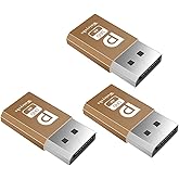 Woieyeks DisplayPort Headless Ghost Display EDID Emulator,Virtual Display Adapter,DP Dummy Plug 4K(fit Headless 1920x1080@60Hz/2560x1600@30Hz/3840x2160@17hz) -3 Pack