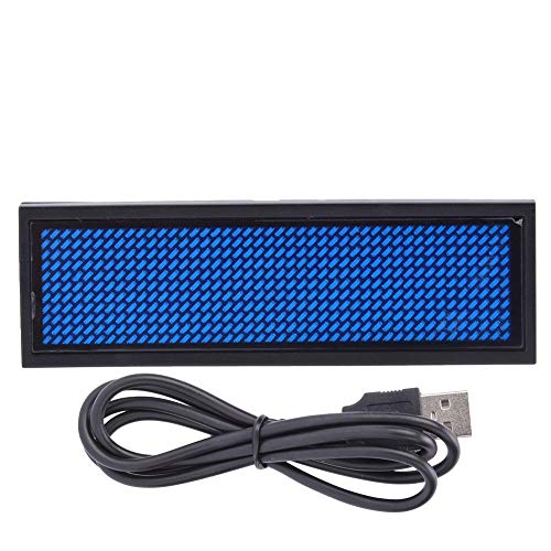 Name Badge, Mini LED Digital Programmable Scrolling Name Message Tag