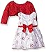 Youngland Baby Girls' 2 Piece Dress Embroidered Dress with Cardigan
