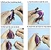 Metalic Purple Mini Loud Personal Staff Panic Rape Attack Safety Security Keyring Keychain Alarm with Torch 140DB