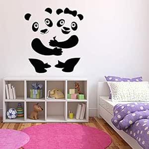 Calcomanías De Pared De Panda Lindo Animales Grandes Vinly Pegatina De