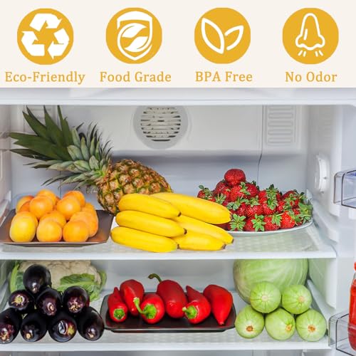 Shelf Liner for Kitchen, 45x1000cm Non-Adhesive Drawer Mats, Waterproof Strong Grip Oil-Proof Pantry Shelves Liners for Kitchen and Bedroom Large Shelves Cabinets (White_Dot)