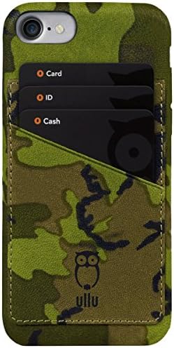 ullu Premium Leather Wallet Case for iPhone 6/6S - Army Woodland