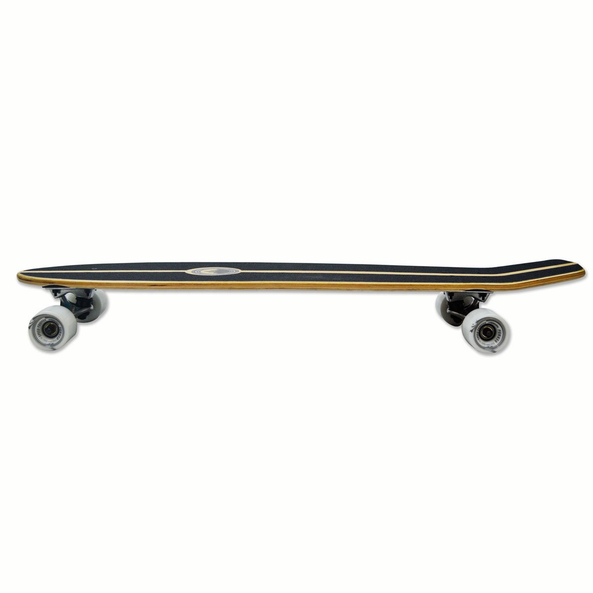 Punked Palm City Rasta Longboard Complete - 41 Inch Drop Through Skateboard