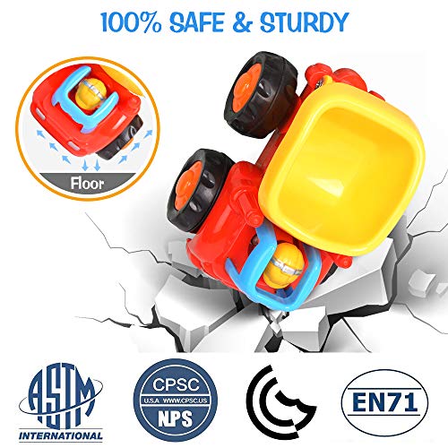 4 LUDILO+Construction+Vehicles+Educational+Bulldozer