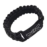 BlackBeltShop Paracord Rank Bracelet-Black