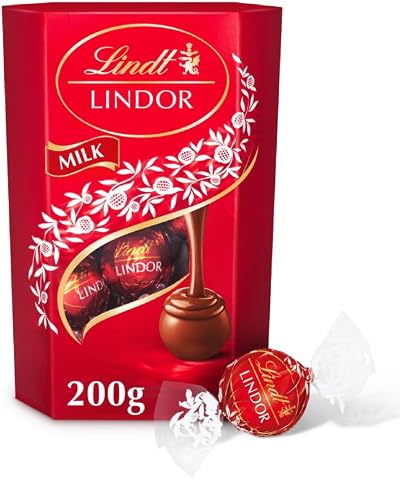 Lindt Lindor Milk Chocolate Truffles 200 g Box Approx 16 Balls