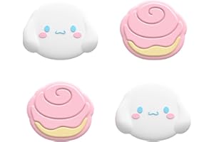 Yocore Switch Thumb Grip Caps,Soft Silicone Thumb Grips,Analog Stick Caps Soft Silicone Joystick Caps for Switch Pro/ PS4 / PS5,4 Pcs- DEG