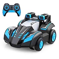 EZONTEQ Remote Control Car, Drift Acrobatic Stunt RC Car Vehicle USB Rechargeable Racing Toy Car for Adults Kids Blue