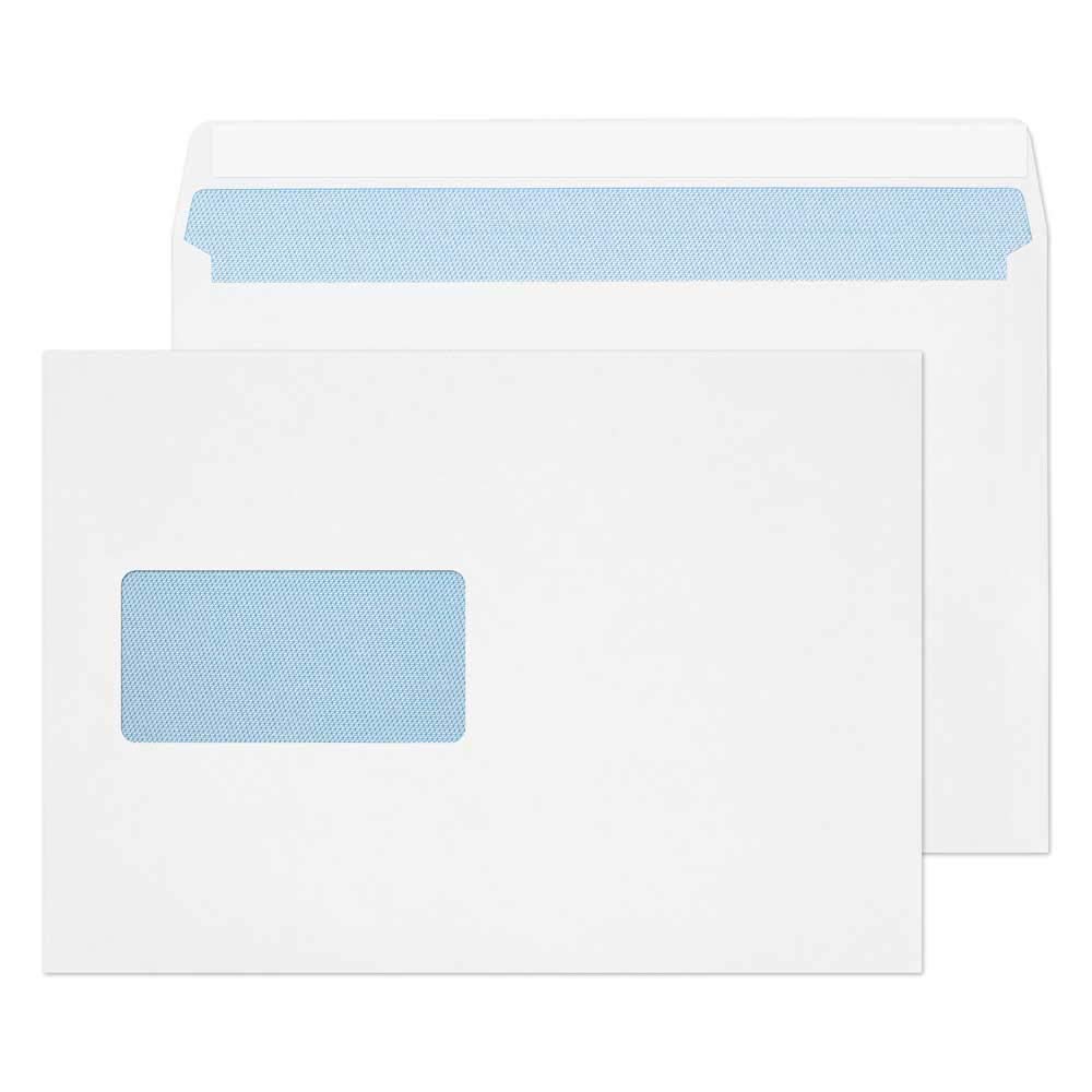 Blake Purely Everyday C5 162 x 229 mm 100 gsm Wallet Peel & Seal Window Envelopes (23708) White - Pack of 500
