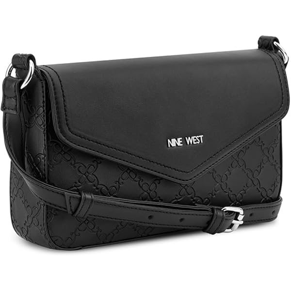 Bolsa Nine West Milenia - Sling Preta - Média Com Zíper