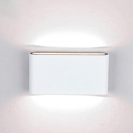 Kaever Modern LED Wall Lights White Interior 12W Up Down Sconce Wall