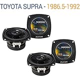 Fits Toyota Supra 1986.5-1992 Factory Speaker Replacement Harmony (2) R4 Package New